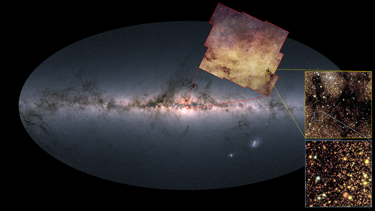 NASA ESA Euclid Telescope Milky Way Heart