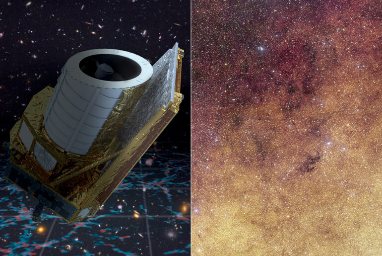 NASA ESA Euclid Telescope Milky Way Heart