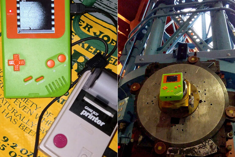 Game Boy Camera Observatory Telescope Jupiter Moon