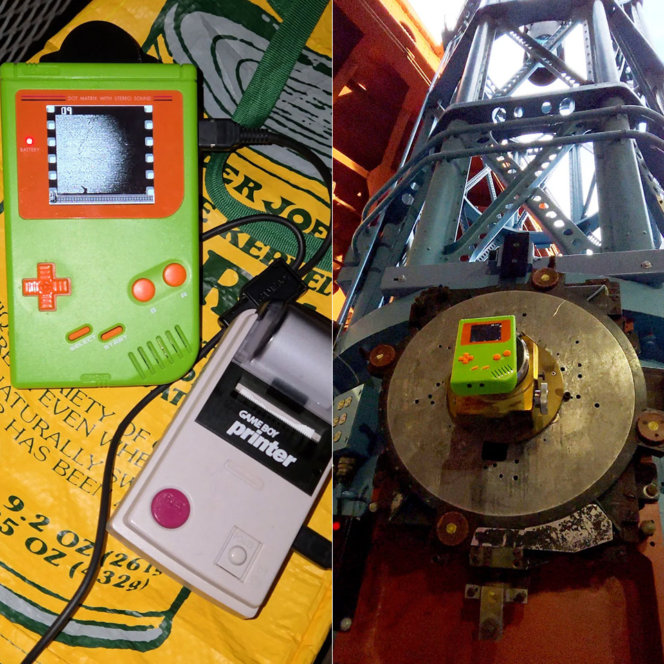 Game Boy Camera Observatory Telescope Jupiter Moon