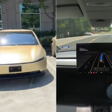 Production Cybercab No Steering Wheel Pedals Engineering Tests