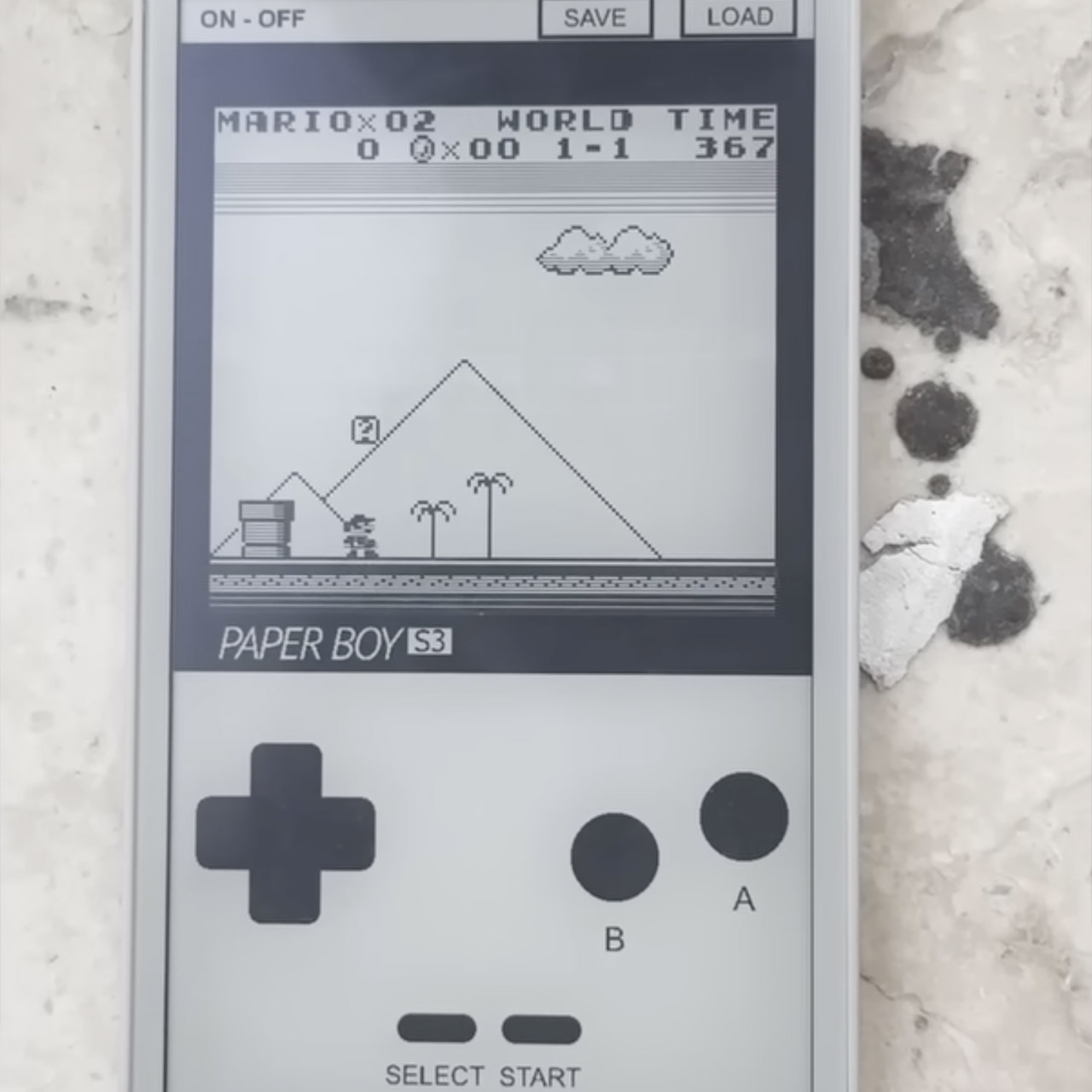 Paper Boy S3 ePaper E-Ink Game Boy