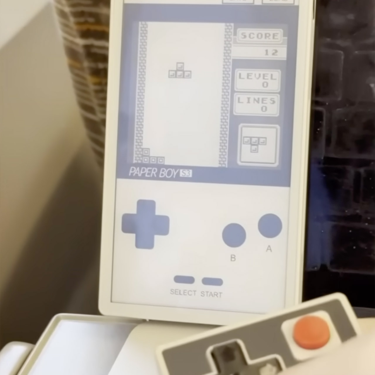 Paper Boy S3 ePaper E-Ink Game Boy