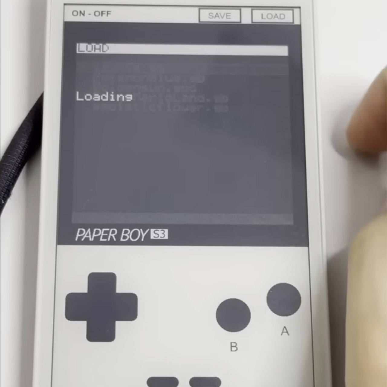 Paper Boy S3 ePaper E-Ink Game Boy