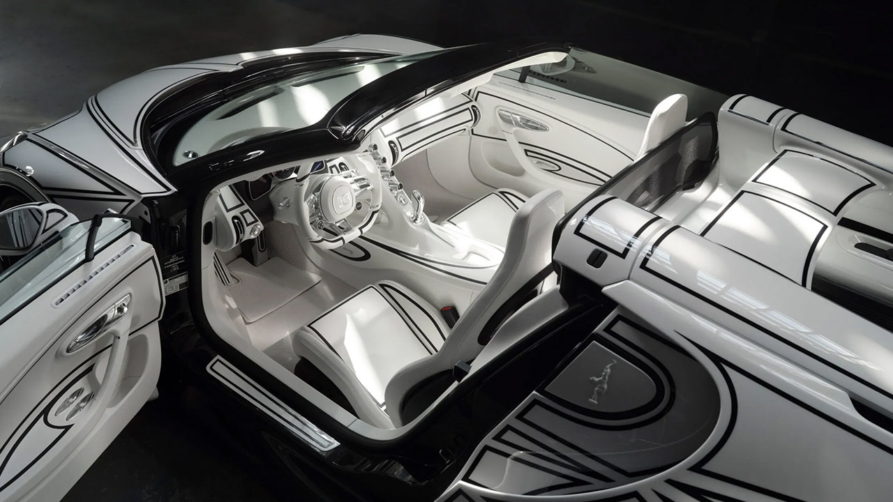 Bugatti W16 Mistral Blanc Eternal Interior