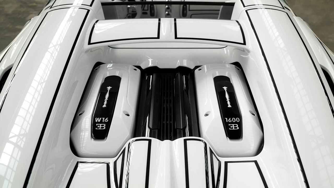 Bugatti W16 Mistral Blanc Eternal Porcelain