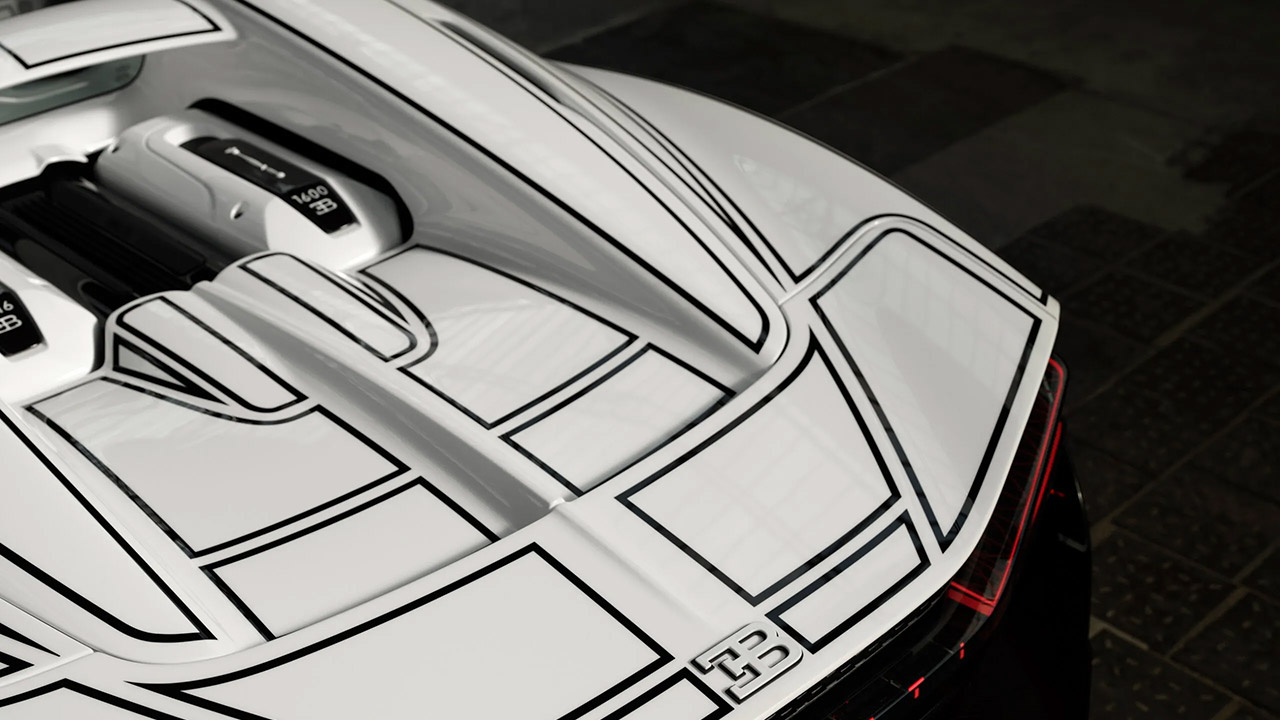 Bugatti W16 Mistral Blanc Eternal Porcelain