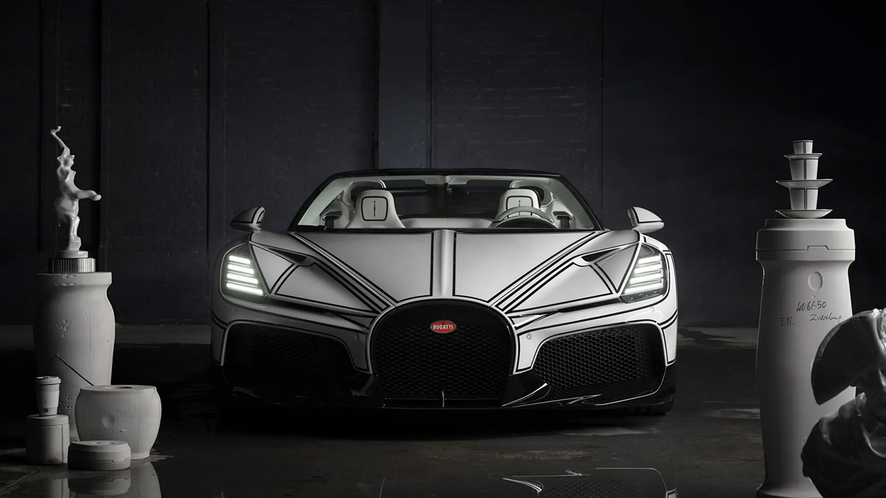 Bugatti W16 Mistral Blanc Eternal Porcelain