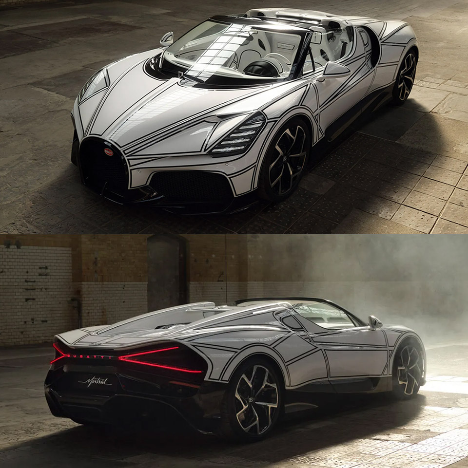 Bugatti W16 Mistral Blanc Eternal Porcelain