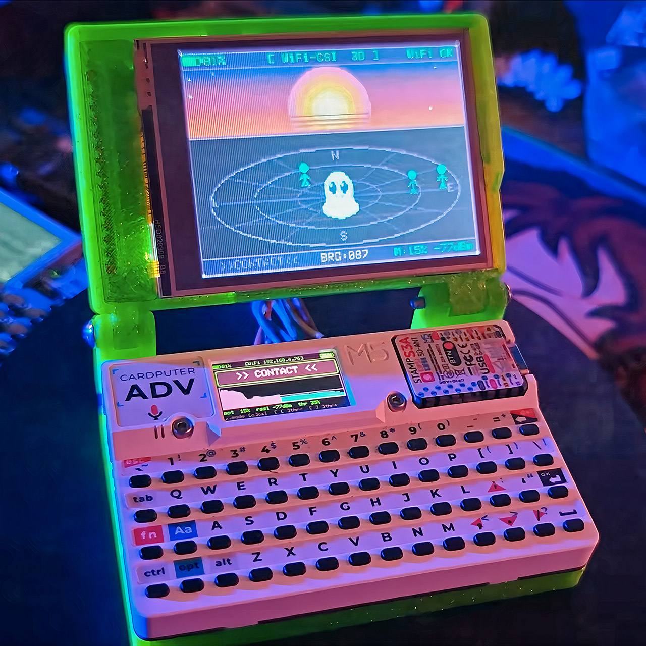 Cardputer WiFi Signals People Detection Through Walls