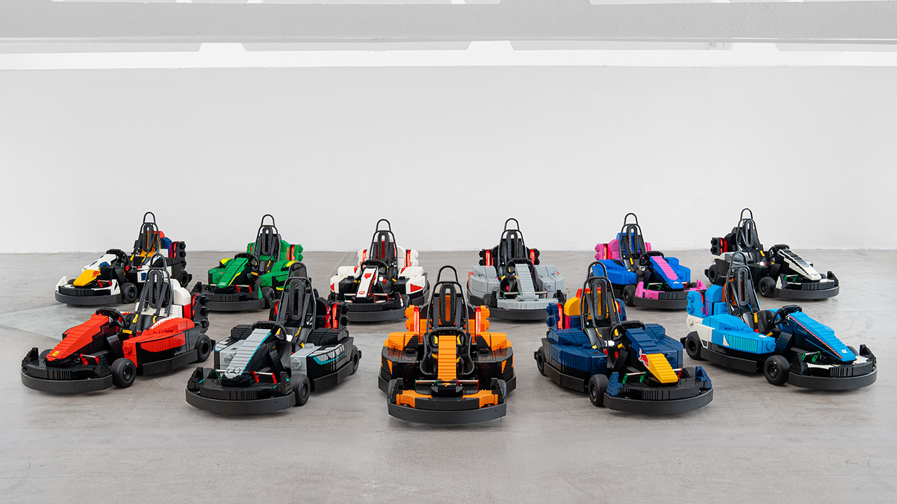 LEGO Drivable Brick Minicars British GP Formula 1