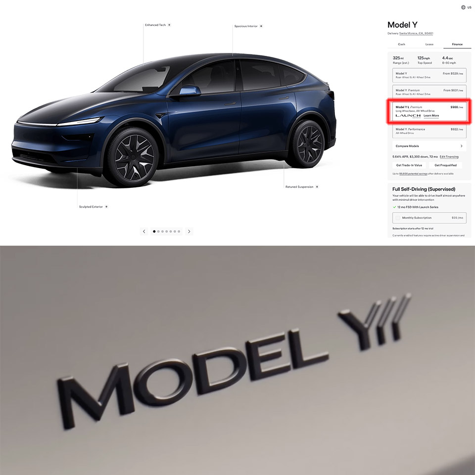 Tesla Model Y L US Launch
