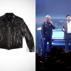 Jensen Huang Tom Ford Leather Jacket Signed Auction