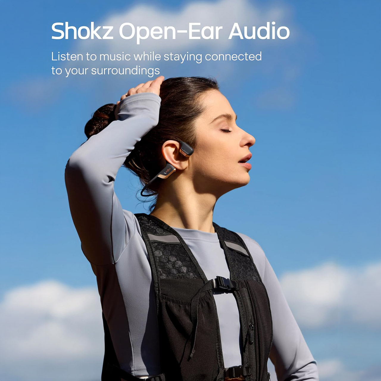 Shokz OpenRun Pro 2 Bone Conduction Headphones Rose Gold