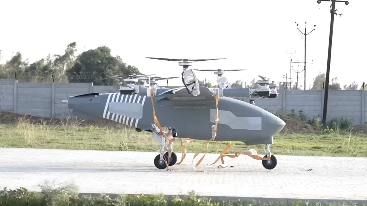 Sarla Aviation Sylla 1 Heaviest Electric Aircraft Drone
