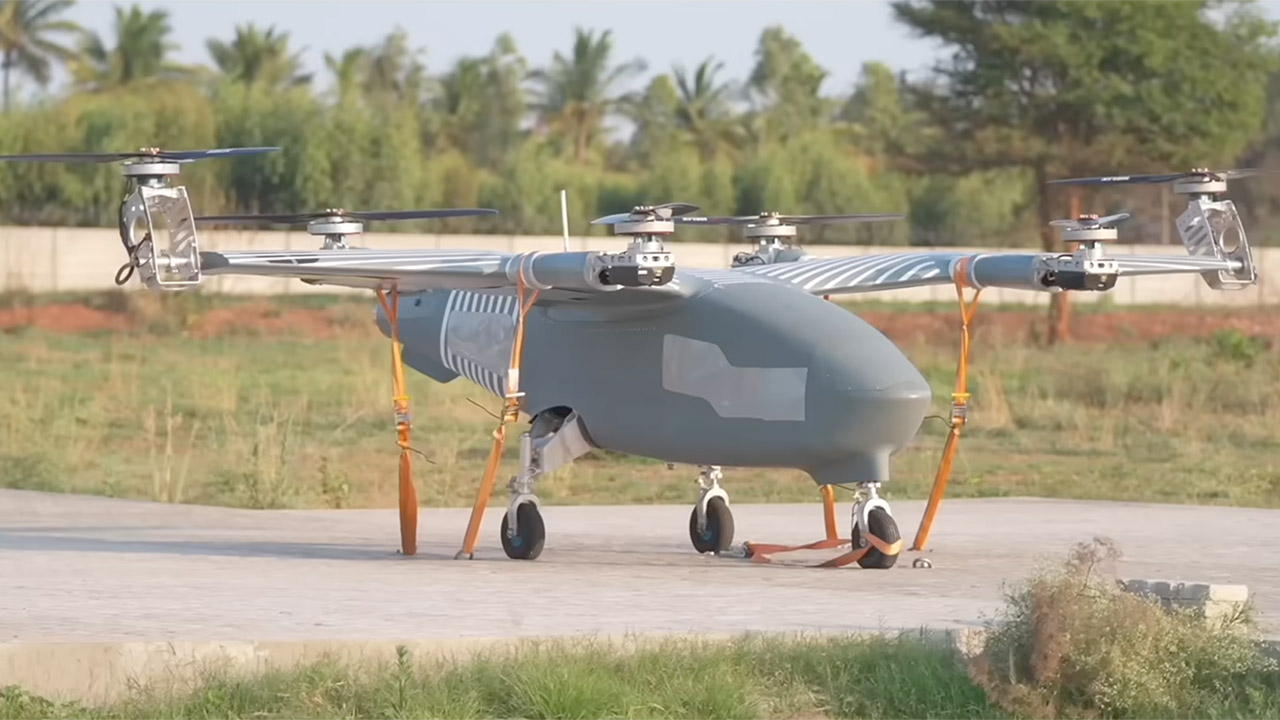 Sarla Aviation Sylla 1 Heaviest Electric Aircraft Drone