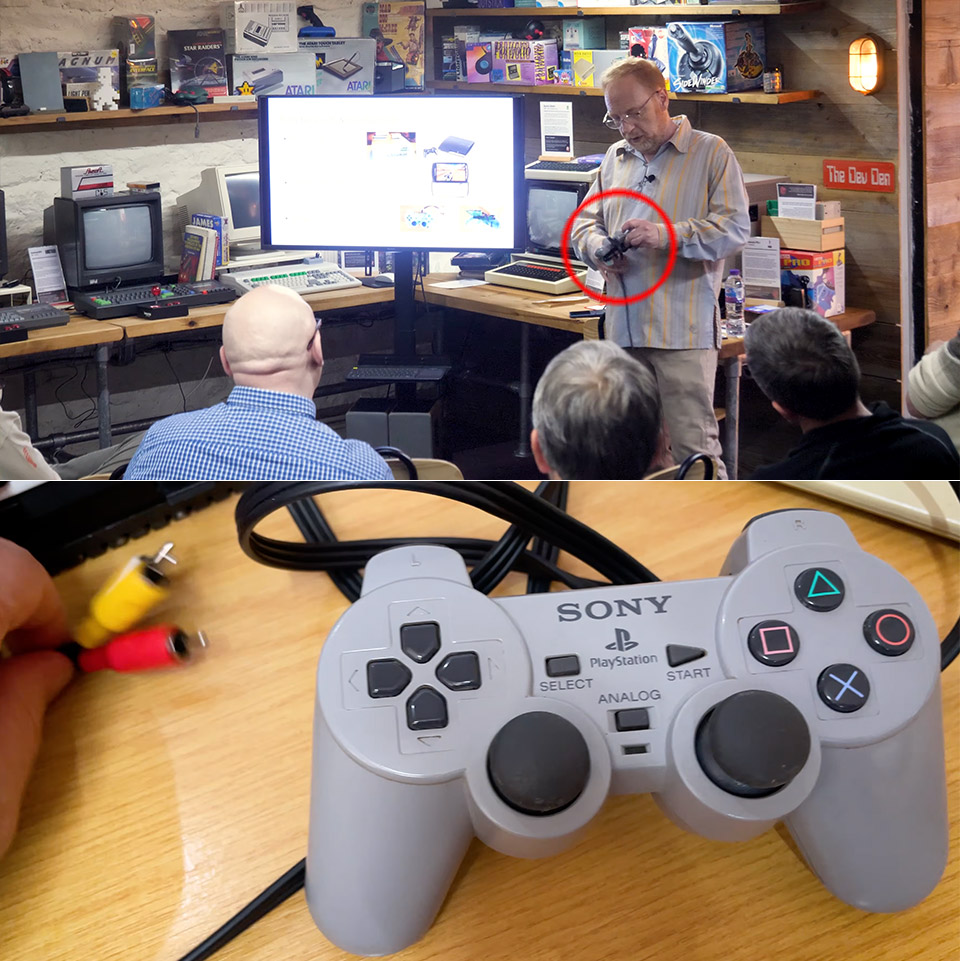 PlayStation PUGA DualShock Controller Prototype PS1 Hardware
