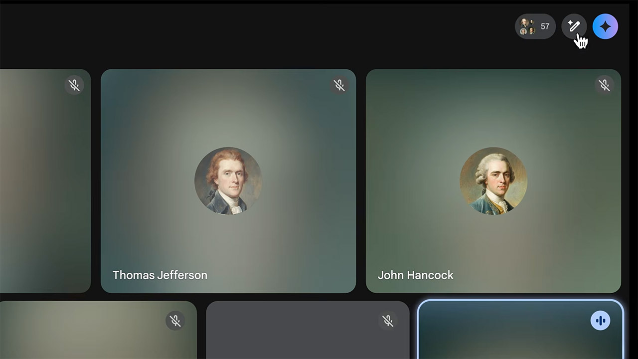 Google Workspace Founding Fathers AI Co-Editing Commercial