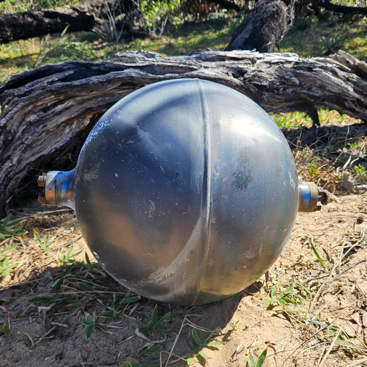 Metal Spheres Queensland Space Debris Australia Beach