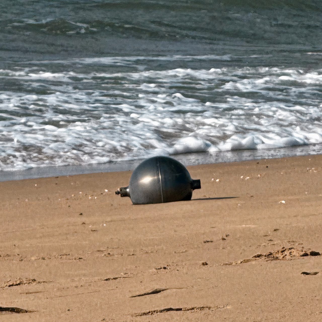 Metal Spheres Queensland Space Debris Australia Beach