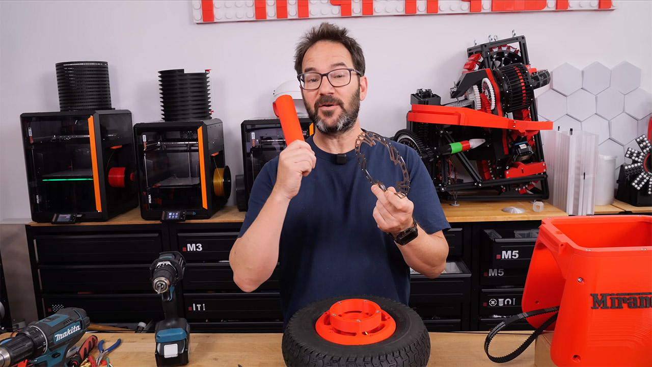 3D-Printed Mini Motorbike Mirandetta