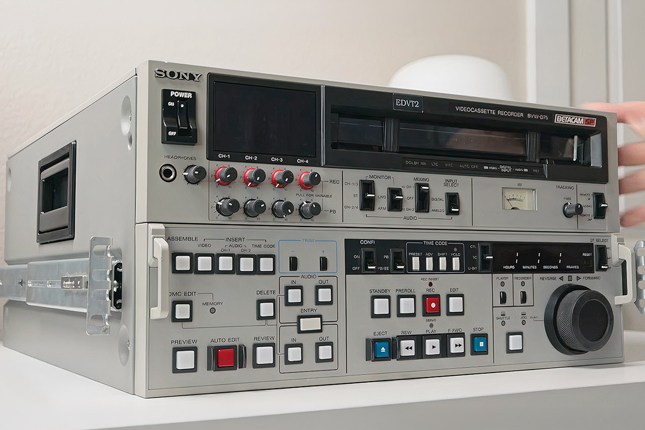 Sony 1986 VTR Broadcast Recorder