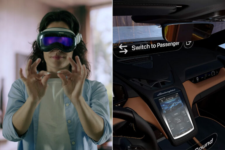 New Lamborghini Apple Vision Pro App