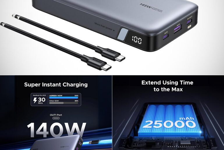 UGREEN 145W 25,000mAh Laptop Power Bank