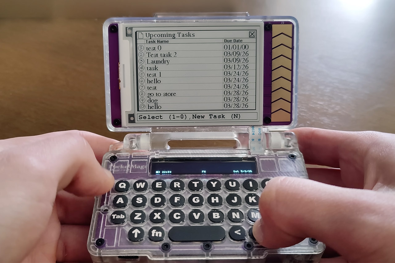PocketMage PDA E-Ink Screen