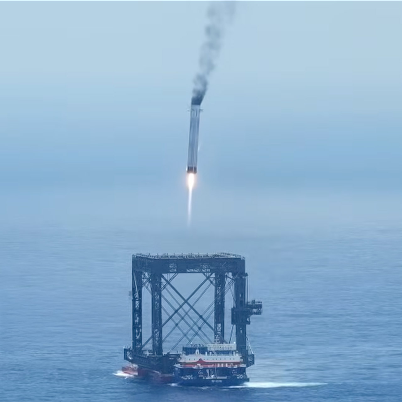 China Catches Reusable Rocket Booster Sea