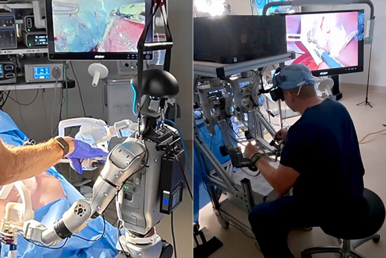 UCSD Humanoid Robots Perform Live Surgery