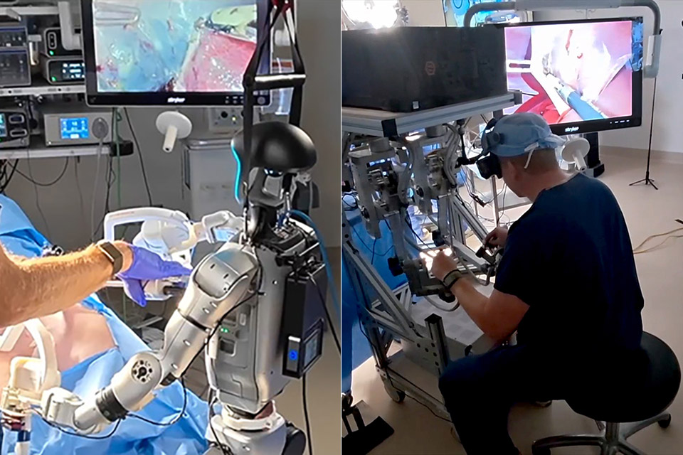 UCSD Humanoid Robots Perform Live Surgery