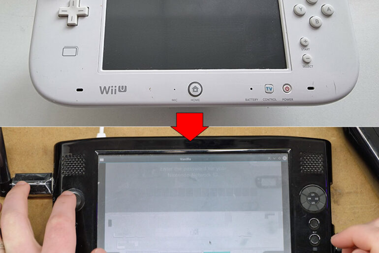 Samsung UMPC Wii U GamePad Mod