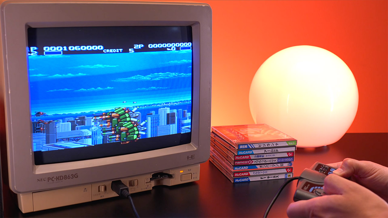 NEC 1988 CRT TV Monitor PC-KD863G PC Engine