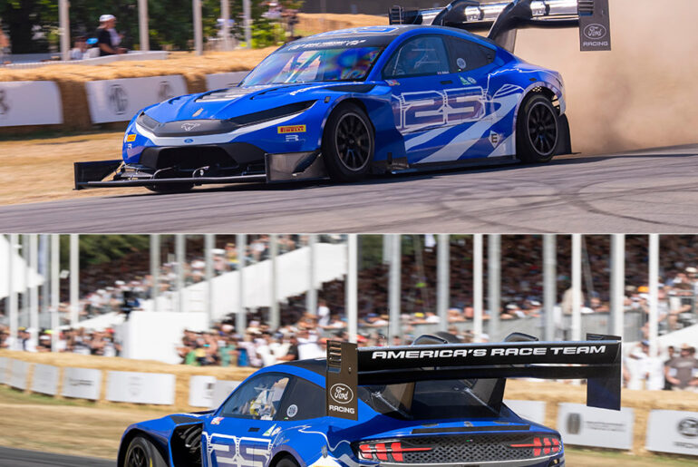 Ford Super Mustang Mach-E 2026 Goodwood Shootout