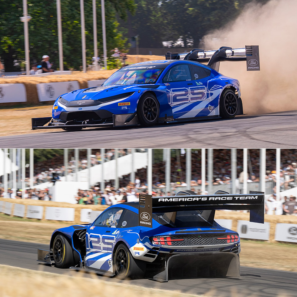 Ford Super Mustang Mach-E 2026 Goodwood Shootout