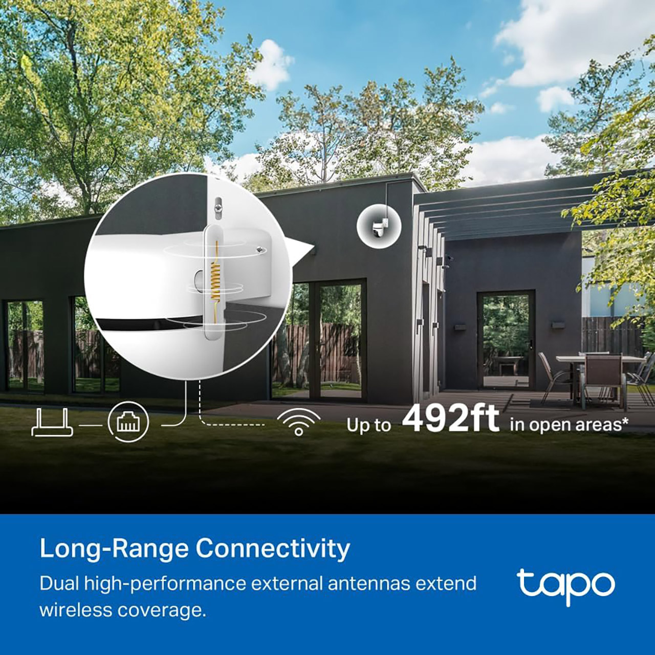 TP-Link Tapo T530WS 3K Pan Tilt WiFi Security Camera