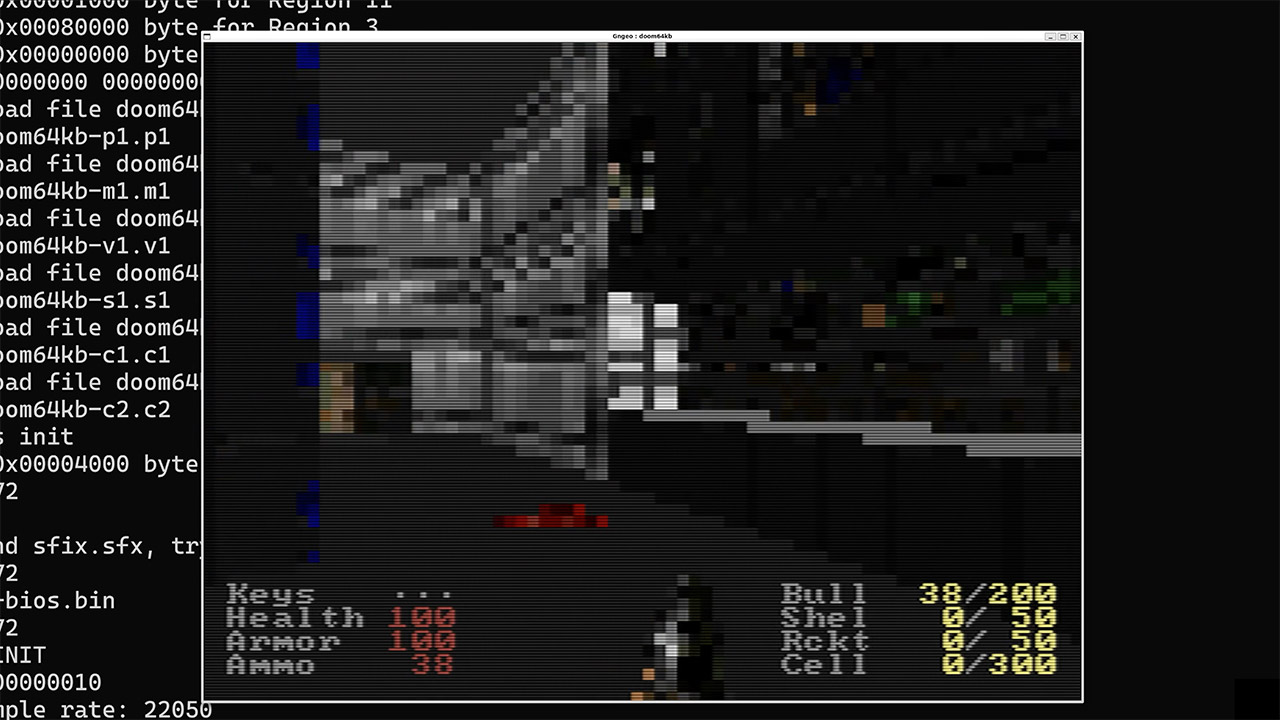 Neo Geo Doom Port Doom64KB DoomGeo