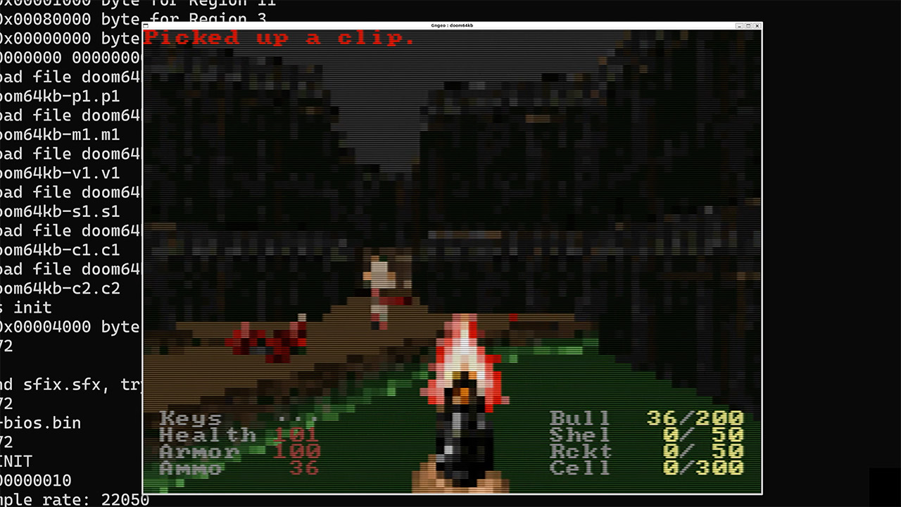 Neo Geo Doom Port Doom64KB DoomGeo