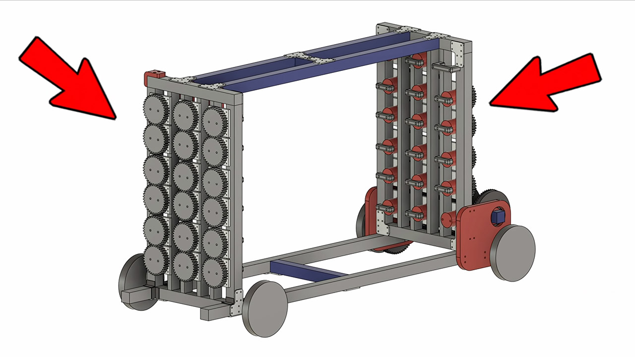 James Bruton Elastic Band Cart
