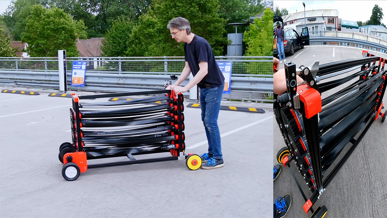 James Bruton Elastic Band Cart
