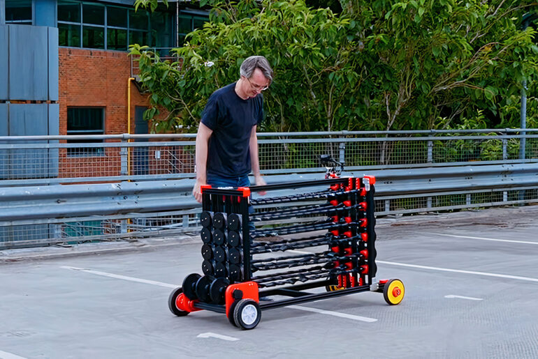 James Bruton Elastic Band Cart
