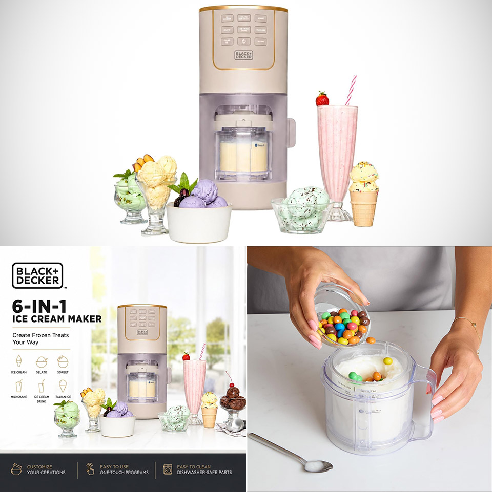Black Decker Perfect Pint Ice Cream Maker