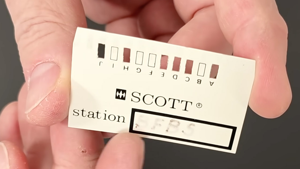 Scott T-33S FM Tuner Punch Cards