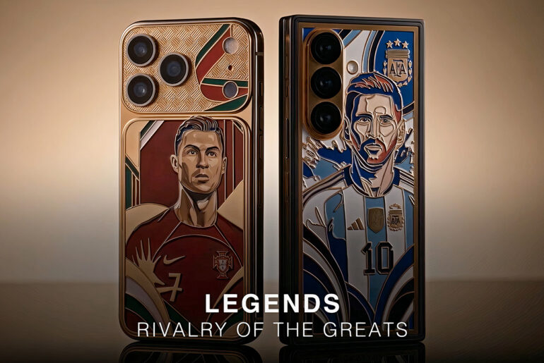 Caviar Legends Collection Messi Ronaldo Smartphones