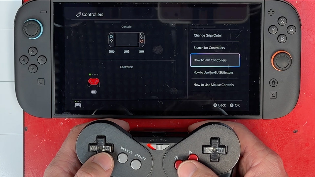 Nintendo Switch Virtual Boy Wireless Controller Mod RetroOnyx