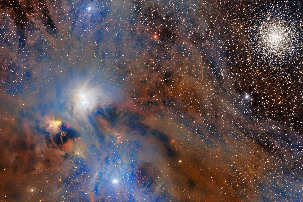 Dark Energy Camera Corona Australis Molecular Cloud Starry Night
