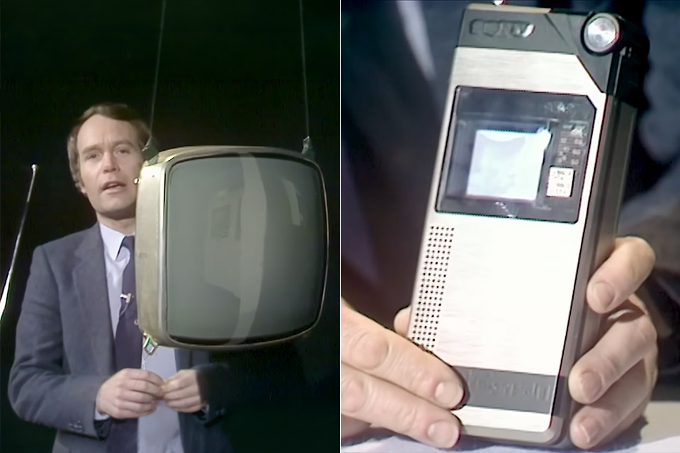 Pocket-Sized Screens and Wristwatch Dreams Teased in a 1983 BBC Segment Looking at Flatter Television