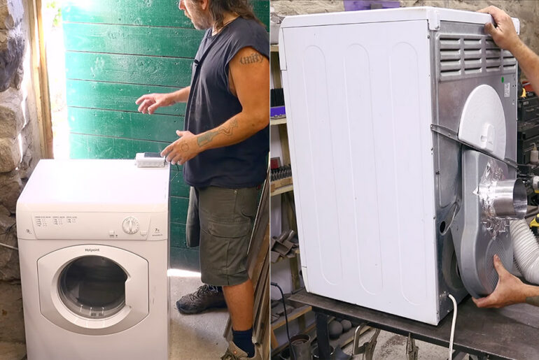 Sunlight Air Heating Collector Clothes Dryer