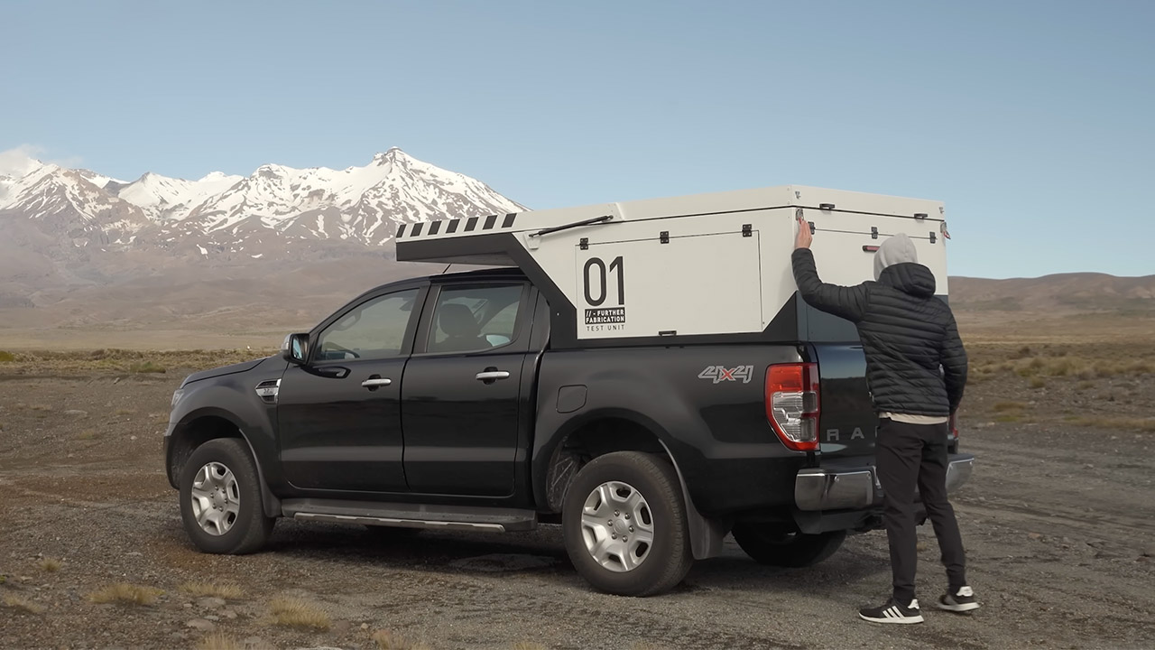 DIY Custom Pop-Up Truck Camper